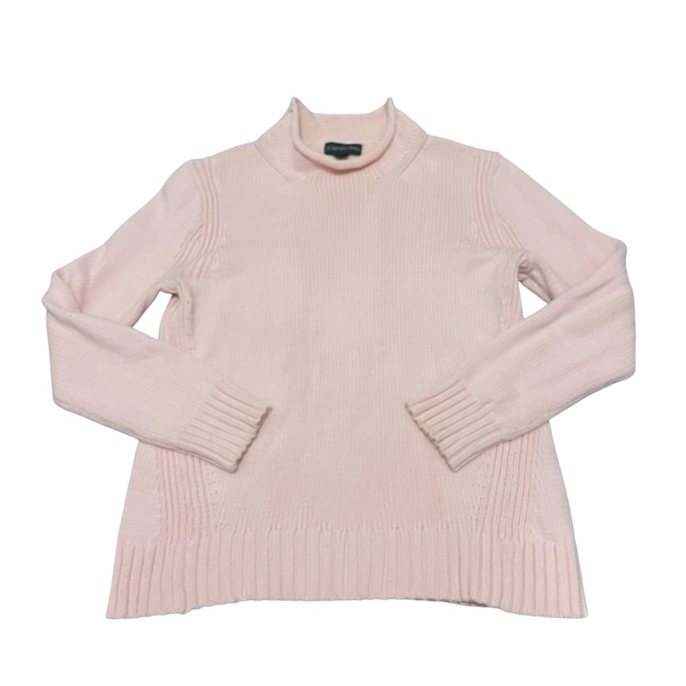 J. Crew Light Pink Turtleneck Sweater